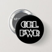 Girl Power Ronde Button 5,7 Cm (Voorkant /achterkant)