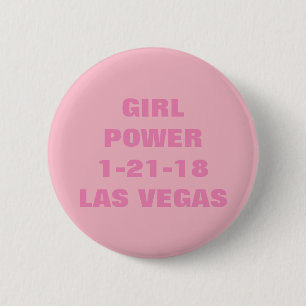 GIRL POWER RONDE BUTTON 5,7 CM