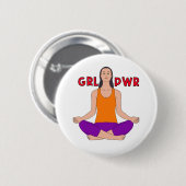 Girl Power Ronde Button 5,7 Cm (Voorkant /achterkant)