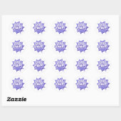 Girl Power Ronde Sticker (Vel)