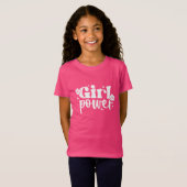 Girl Power Roze T-shirt (Voorkant volledig)