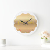 Girl Power Shape Grote Klok (Huis)