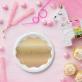 Girl Power Shape Papieren Bordje (Feest)