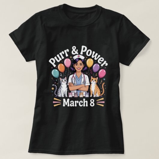 Girl Power Shirt T-shirt (Design voorkant)