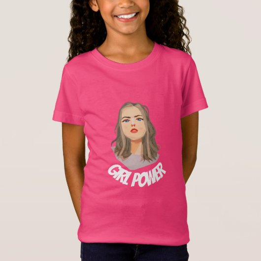 Girl Power Sign T-Shirt (Voorkant)