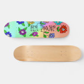 Girl Power Skateboard door Brownielocks (Horizontaal)
