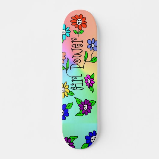 Girl Power Skateboard door Brownielocks (Voorkant)