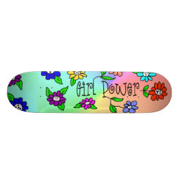 Girl Power Skateboard door Brownielocks