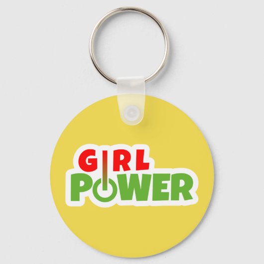 Girl Power Sleutelhanger (Voorkant)