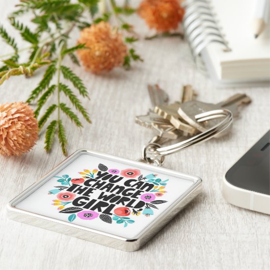 Girl Power Sleutelhanger (Zijkant)