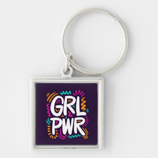 Girl Power Sleutelhanger (Voorkant)