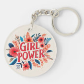 Girl Power Sleutelhanger (Achterkant)
