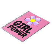 GIRL POWER SPIRAL NOTITIEBOEK JOURNAL (Linkerzijde)