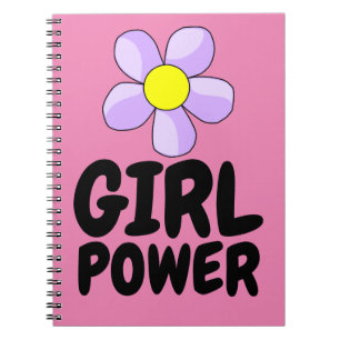 GIRL POWER SPIRAL NOTITIEBOEK JOURNAL