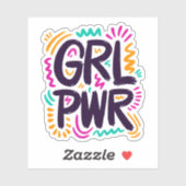 Girl Power Sticker (Vel)