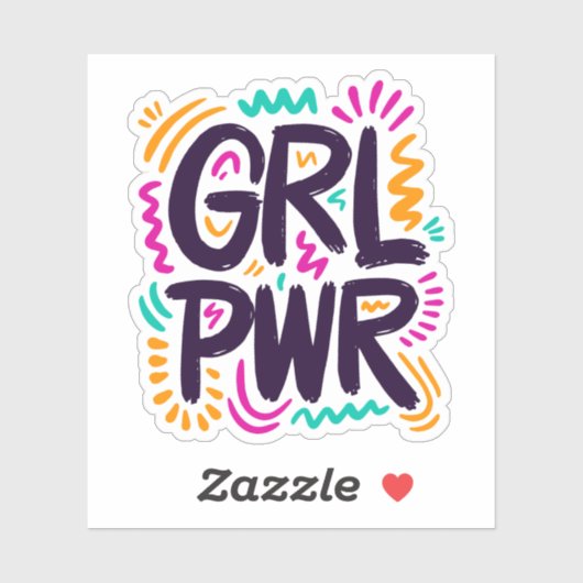 Girl Power Sticker (Vel)