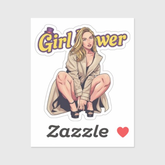 Girl Power Sticker (Vel)