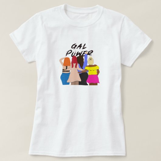 Girl Power T-shirt (Design voorkant)