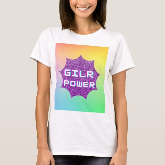 GIRL POWER T-SHIRT (Voorkant)