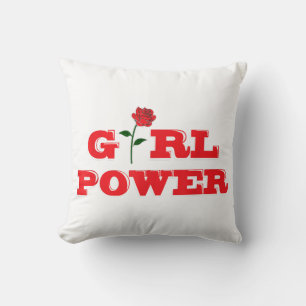 Girl Power T-Shirt - Geweldige Vrouwen Vrouw Femin Kussen