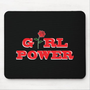 Girl Power T-Shirt - Geweldige Vrouwen Vrouw Femin Muismat