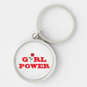 Girl Power T-Shirt - Geweldige Vrouwen Vrouw Femin Sleutelhanger