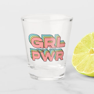 GIRL POWER T-Shirt Shot Glas