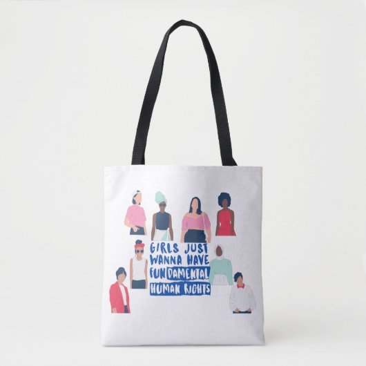 Girl Power Tote Bag (Voorkant)