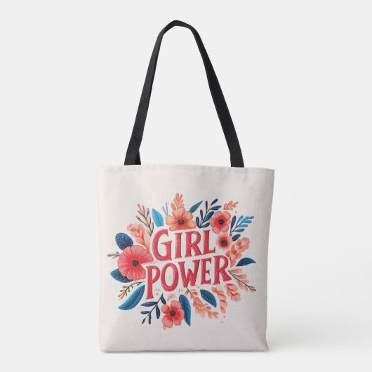 Girl Power Tote Bag (Achterkant)