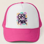 Girl Power Trucker Pet (Voorkant)