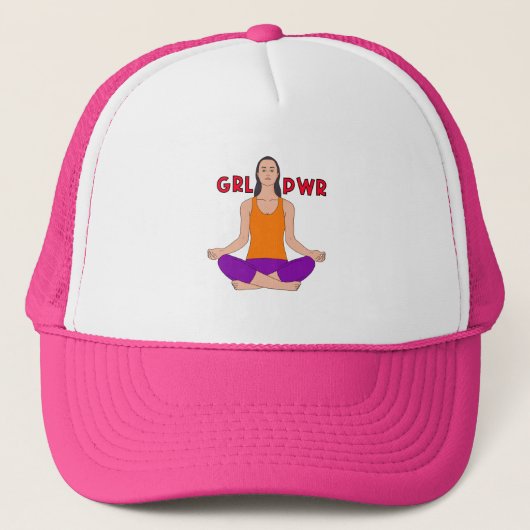 Girl Power Trucker Pet (Voorkant)