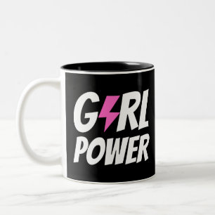 Girl Power Tweekleurige Koffiemok