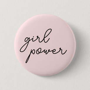Girl Power Vibes   Vrouwen die anderen empoweren F Ronde Button 5,7 Cm