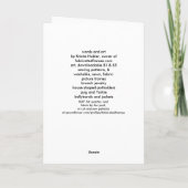 Girl Power Vrouw Succes wenskaart Kaart (Achterkant)