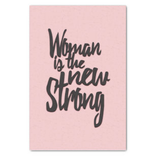 Girl Power Woman is de Nieuwe Sterk in Roze Zwart Tissuepapier