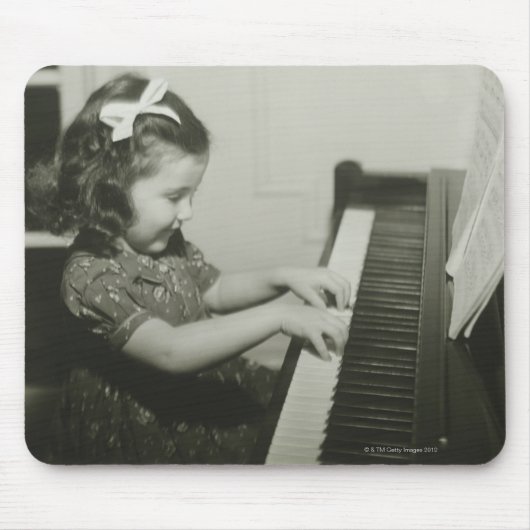 Girl Pplay Piano Muismat (Voorkant)