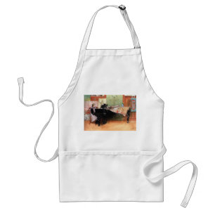 Girl Pplay Piano Standaard Schort