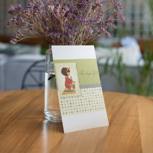 Girl Praying Invitations Kaart