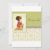 Girl Praying Invitations Kaart (Voorkant)