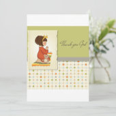 Girl Praying Invitations Kaart (Staand voorkant)