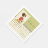 Girl Praying Paper Napkins Servet (Hoek)