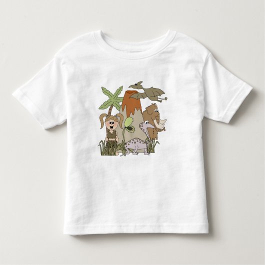 Girl Prehistorische Life T-shirts en geschenken (Voorkant)