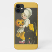 Girl Pumpkin Cat  Halloween Case-Mate iPhone Case (Achterkant)