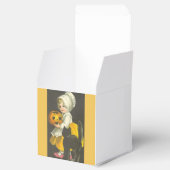Girl Pumpkin Cat  Halloween Party Favor Box Bedankdoosjes (Geopend)
