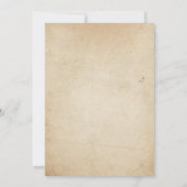 Girl Pumpkin First Birthday Invitation Pink Kaart (Achterkant)