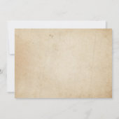 Girl Pumpkin First Birthday Invitation Pink Kaart (Achterkant)