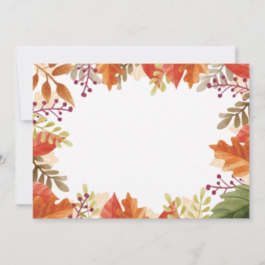 Girl Pumpkin Herfst Birthday Uitnodiging (Achterkant)