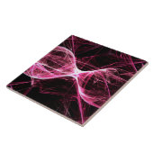 Girl Punk Rock Roze Energy Waves Tegeltje (Zijkant)