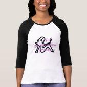 Girl Pwnge Baseball T-shirt (Voorkant)