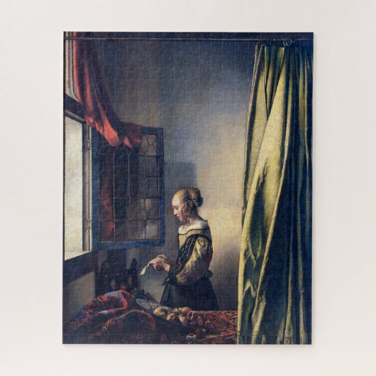 Girl Reading Letter by Open Window | Vermeer | Legpuzzel (Verticaal)